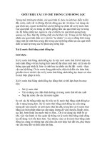 Tài liệu giới thiệu cơ chế trong canh đồng lọc pdf