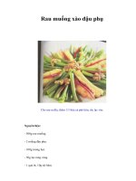 Tài liệu Rau muống xào đậu phụ pdf