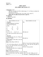 Bài giảng GIAO AN LOP 1-TUAN 21