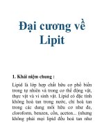 Tài liệu Đại cương về Lipit docx