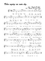 Tài liệu Bài hát vẫn ngày xa xưa ấy - Nguyễn Phú Yên (lời bài hát có nốt) pdf