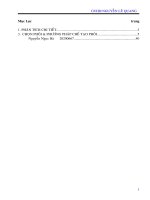 Đồ án chế tạo máy - Giá dẫn hướng, càng gạt