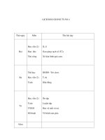 Tài liệu Gíao án tuần 4 pptx