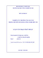 Nghiên cứu trường ứng suất 3d trong chi tiết hàn bằng công nghệ siêu âm 