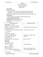 Bài giảng giao an lop 1 ca ngay soan cho co Thu Ba