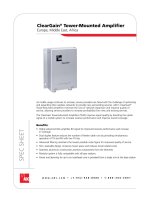 Tài liệu ClearGain® Tower-Mounted Amplifier pdf
