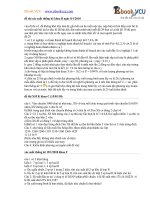 30 de thi dai hoc thuong mai xac suat thong ke 