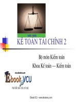 Kế toán chi phí doanh thu hoạt động kinh doanh 