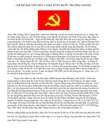 Bài soạn QUÁ TRÌNH PT CHI BỘ