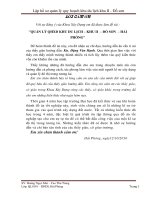 [Khóa luận]lập hồ sơ quản lý quy hoạch sử dụng đất khu đồ thị   công nghiệp tràng cát 