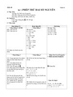 Tài liệu Toán lớp 6_ Tiết 49 pptx