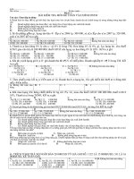 BÀI KIỂM TRA MÔN KẾ TOÁN TÀI CHÍNH DNTM