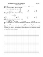 Bài giảng đề thi chọn hsg tiểu học