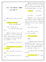 Tài liệu Bài tập trắc nghiệm dời vật dọc theo trục chính của gương cầu docx