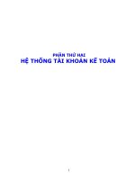 Tài liệu Chế độ kế toán BHXH Việt Nam_Hệ thống tài khoản kế toán pdf