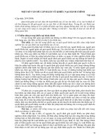 Tài liệu MỘT SỐ VẤN ĐỀ CẤP BÁCH VỀ KHIẾU NẠI HÀNH CHÍNH doc