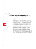 Tài liệu Unshielded Twisted Pair (UTP) doc
