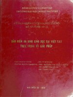 Bảo hiểm an sinh giáo dục tại việt nam, thực trạng và giải pháp 