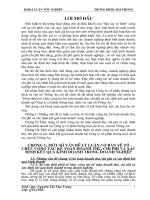 Hoàn thiện tổ chức công tác kế toán doanh thu, chi phí và xác định kết quả kinh doanh tại công ty cổ phần dịch vụ thương mại và vận tải trường an 