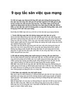 Tài liệu 9 quy tắc săn việc qua mạng pptx