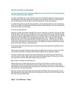 Tài liệu Hiện thực hóa giấc mơ nghề nghiệp pdf