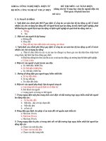 Tài liệu Đề số 2: An toàn điện ppt