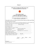 Tài liệu Phụ lục X: Giấy chứng nhận đăng ký thế chấp tàu biển ppt