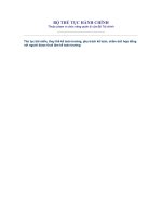 Tài liệu Thủ tục bãi miễn, thay thế kế toán trưởng, phụ trách kế toán, chấm dứt hợp đồng với người được thuê làm kế toán trưởng ppt