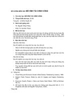 Tài liệu GIÁO TRÌNH MÔ HÌNH TÀI CHÍNH CÔNG PHẦN 1 doc