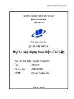 Dự án xây dựng bưu điện cai lậy 