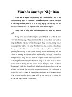 Tài liệu Văn hóa ẩm thực Nhật Bản docx