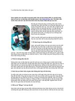 Tài liệu 5 sai lầm làm thui chột nhân viên giỏi pptx