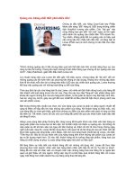 Tài liệu Quảng cáo không nhất thiết phải nhiều tiền docx