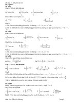 Bài soạn 8 ĐỀ KIỂM TRA TÍCH PHÂN HAY