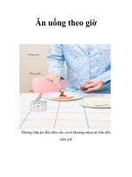 Tài liệu Ăn uống theo giờ doc