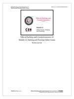 CEHv6 module 51 hacking and cheating online games 