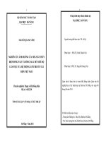 Nghiên cứu ảnh hưởng của nhà máy thủy điện đồng nai 3 và đồng nai 4 đến chế độ làm việc của hệ thống lưới truyền tải điện việt nam 