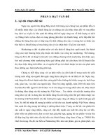 Hoàn thiện chính sách marketing mix cho sản phẩm bia huda của công ty TNHH bia huế 