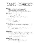 Tài liệu Đề thi thử đại học môn Toán khối A năm 2009 Trường THPT chuyên docx