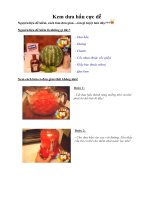 Tài liệu Kem dưa hấu cực dễ docx