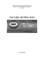 Tài liệu Tài liệu hướng dẫn Sap 2000 - V10.01 pptx