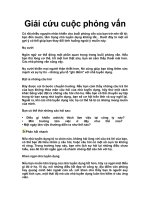 Tài liệu Giải cứu cuộc phỏng vấn ppt
