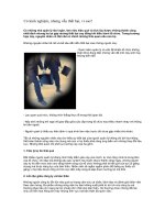 Tài liệu Có kinh nghiệm, nhưng vẫn thất bại, vì sao? ppt