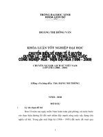 Chuyển biến về kinh tế ở huyện quỳnh lưu   nghệ an trong công cuộc công nghiệp hóa   hiện đại hóa (1996   2009) 