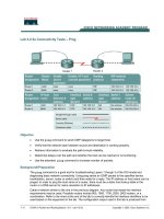 Tài liệu Lab 4.2.5a Connectivity Tests – Ping ppt