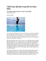 Tài liệu Chiến lược đột phá trong thời kỳ khan hiếm pdf