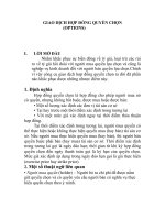 Tài liệu GIAO DỊCH HỢP ĐỒNG QUYỀN CHỌN doc