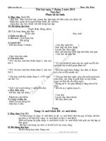 Tài liệu giáo án tuần 23 lớp 5 chuẩn đẹp