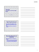 Tài liệu Chương 6: Lãi suất và cơ chế lan truyền tiền tệ docx