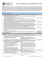 Tài liệu Thủ Tục Chứng Nhận và Công Bố Thông Tin TWIC doc